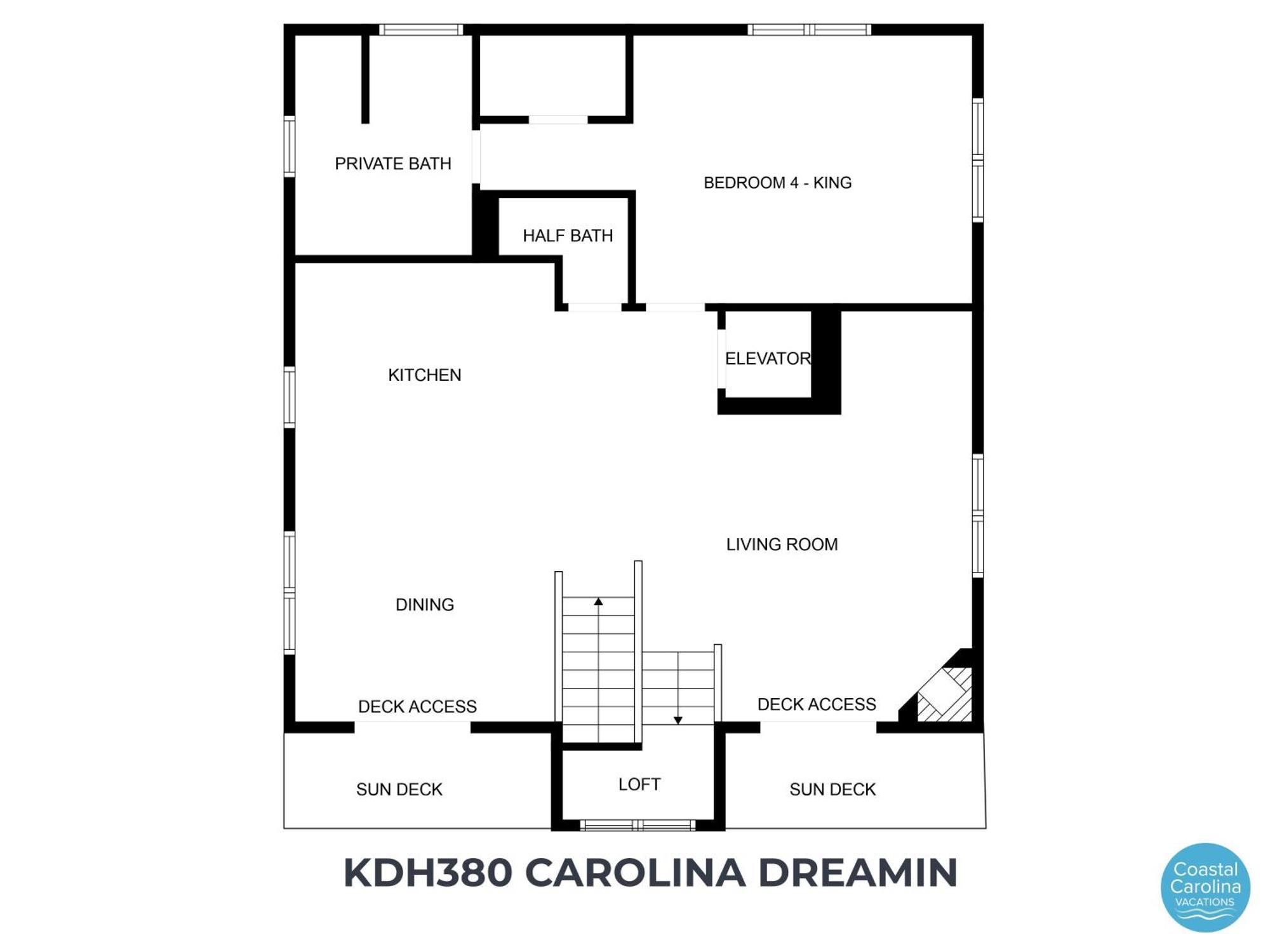 Kdh380 Carolina Dreamin Villa Kill Devil Hills Exterior photo